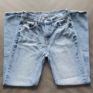 American Eagle Super High Rise Straight Jeans